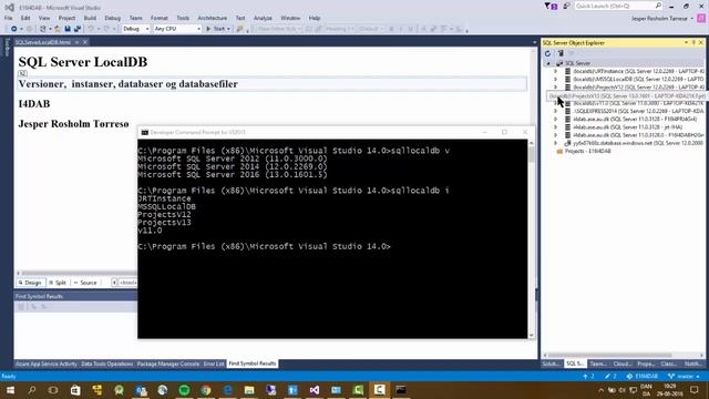I4DAB og MS SQL Server LocalDB смотреть онлайн