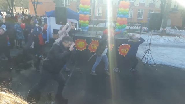 Масленица в школе №1508 Сиреневый бульвар 20 ( ART Alliance группа Юры Рычина ) смотреть онлайн