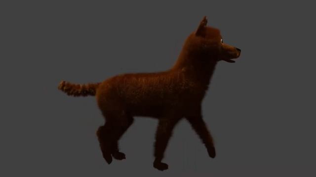 Blender. Собачка ходит. смотреть онлайн