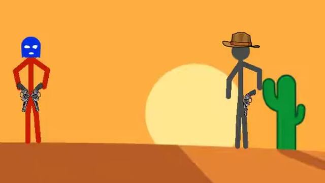 Ковбойская дуэль в(рисуем мультфильмы 2) смотреть онлайн