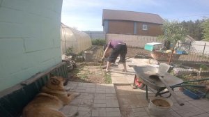 Укладка тротуарной плитки 40*40