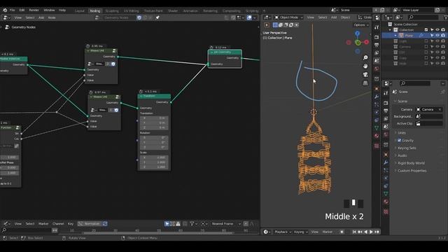 [Tut] Woven Rope/Tube - Blender Geometry Nodes 3.0+ Field смотреть онлайн