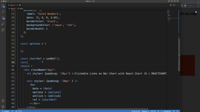 Clickable Links on Bar Chart with React Chart JS смотреть онлайн