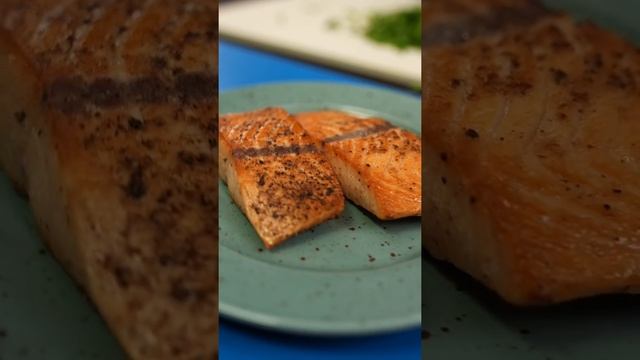 лосось со шпинатом