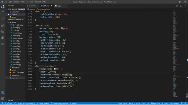 Responsive website html css javascript | part( 4 ) смотреть онлайн