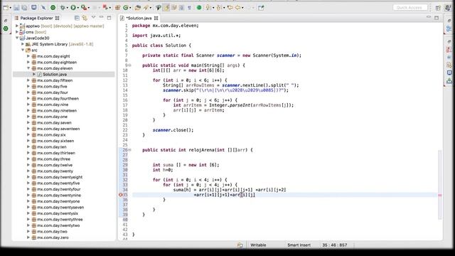 2D Arrays in Java смотреть онлайн