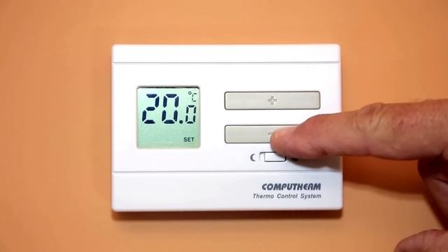 Computherm Q3 Q3RF (megújult Külsővel) Videobemutató - 05 A Kívánt Hőmérséklet Beállítása