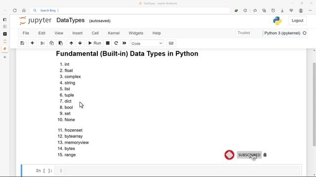 1.6 Data Types in Python смотреть онлайн