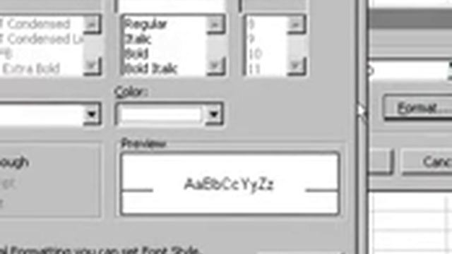 Microsoft Office Excel 2000 Conditional formatting смотреть онлайн