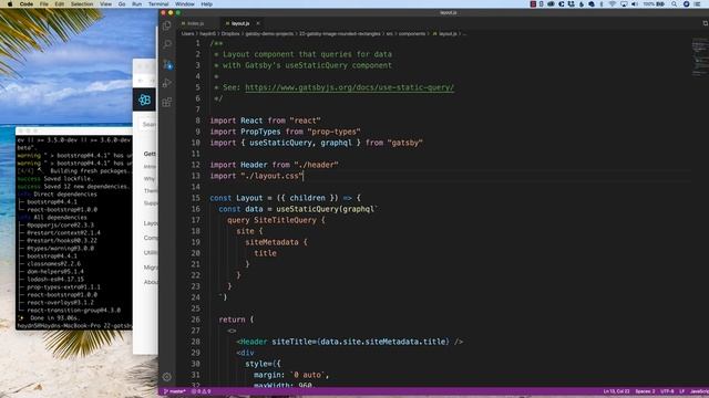 How to add Rounded Rectangles to Gatsby Images using React Bootstrap смотреть онлайн