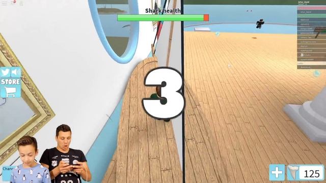 АРТУР Стал АКУЛОЙ ROBLOX SHARK BITE УКУС АКУЛЫ смотреть онлайн