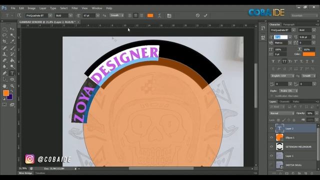 Cara Mengolah Gambar Sketsa Menjadi Gambar Digital - Photoshop Tutorial смотреть онлайн
