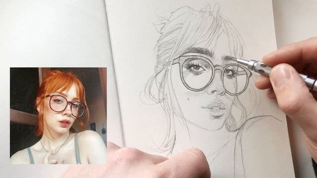 PENCIL DRAWING | with reference photo смотреть онлайн