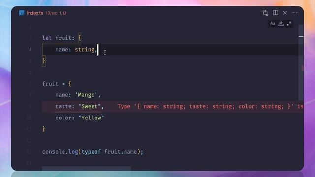 13 TypeScript Course - object type смотреть онлайн