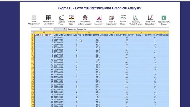 SigmaXL Virtual Menu Tutorial смотреть онлайн