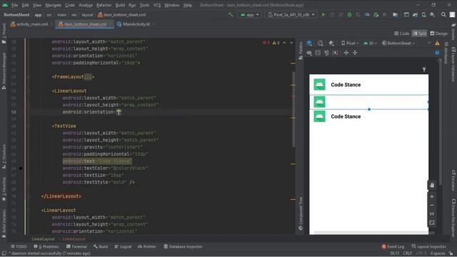Persistent Bottom Sheet Dialog in Android Studio Tutorial (Kotlin) | 2023 смотреть онлайн