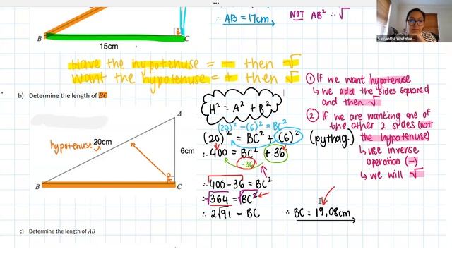 Grade 8 - Theorem of Pythagoras Foundation (recap of pythagoras) смотреть онлайн