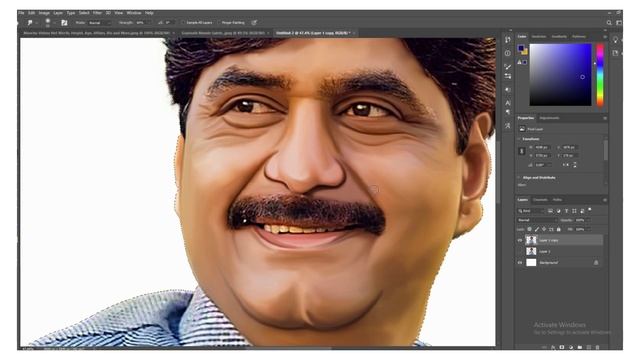Digital Painting Techniques | PHOTOSHOP | Creative Strokes | Digital paintings by Subodh смотреть онлайн