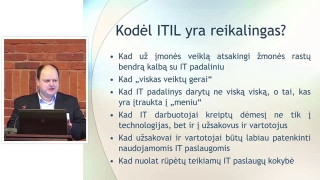 ITIL®. Kodėl jis reikalingas Jūsų įmonei? смотреть онлайн