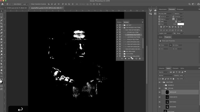 COLOR SEPARATE GRAPHICS USING HALFTONE DIFFUSION! (PHOTOSHOP TUTORIAL) смотреть онлайн