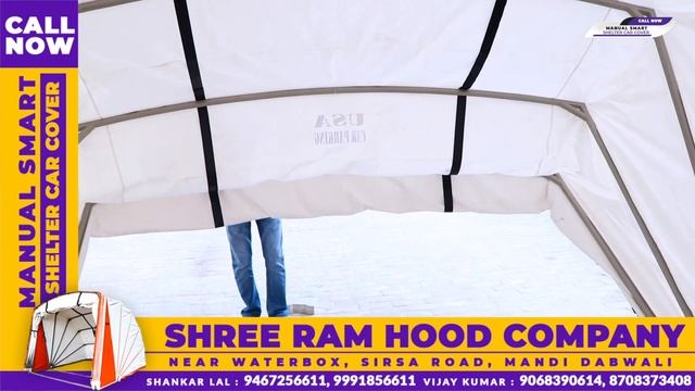 SMART SHELTER CAR COVER || Manual || Car Shed cover || Body Cover ||
