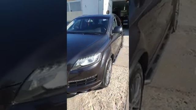 Audi Q7. Химчистка, полировка, нанесение жидкого стекла смотреть онлайн
