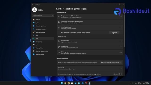 Sådan sætter du pinkode på din windows 11 computer смотреть онлайн
