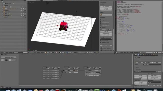 Blender Postman Pat game tutorial stage 4/4 - Game Logic and Python смотреть онлайн