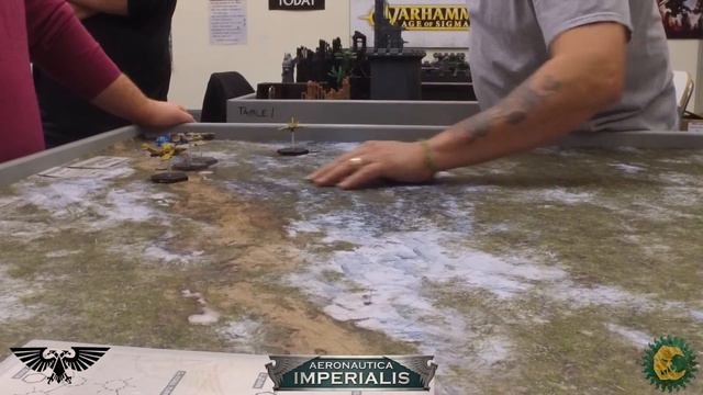 🎲FMG Let's Play Aeronautica Imperialis Wings of Vengeance - Mission 2.1 Battle Over The River 🎯 смотреть онлайн