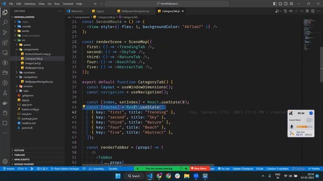 Create wallpaper app using react native and expo| Full tutorial смотреть онлайн