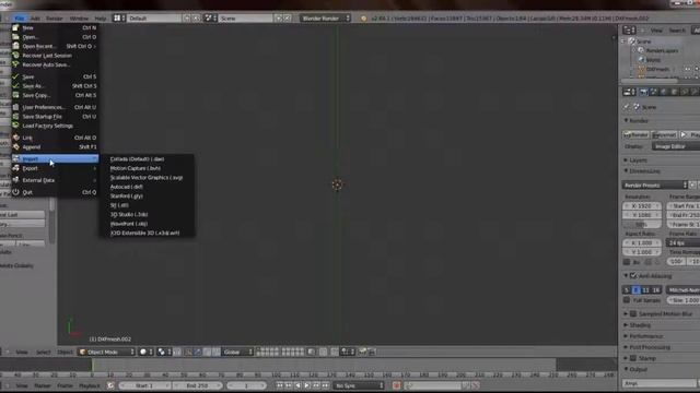 Blender per architettura 1 (da Autocad 2013 a Blender ) смотреть онлайн