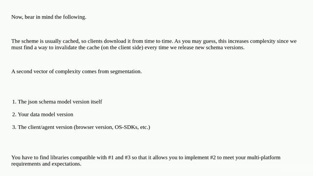 Softwareengineering: Correct way to return JSON schemas in a REST API смотреть онлайн