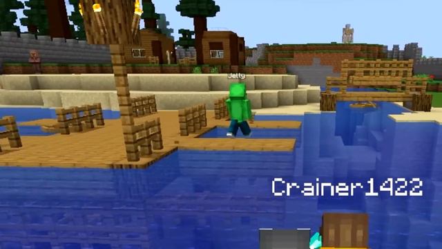 WE BUILT SQUID CITY In Our Minecraft World! смотреть онлайн