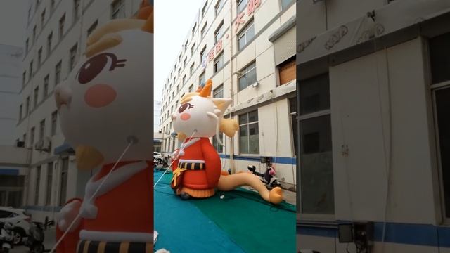 Inflatable Balloon Dragon Mascot for #AdvertisingInflatables #Stagedesign Gorgeous backdrop Decor смотреть онлайн