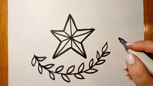 Рисунок на 23 февраля. Рисунки раскраски для детей. Простой рисунок детям. Рисуем и раскрашиваем смотреть онлайн