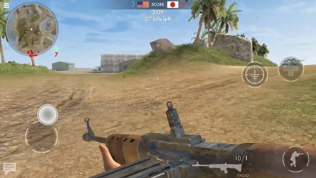 World War Heroes WW2 Pacific Island Team Deathmatch Android iOS Gameplay смотреть онлайн