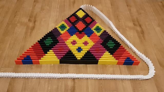 1 Hour Of Domino Toppling - No Music