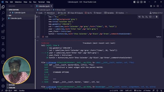 Calendar GUI || Jupyter Notebook || Python Project For Your Resume || Code Explorer смотреть онлайн