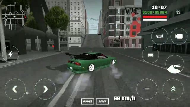 DRIFTING WITH NISSAN 180SX - GTA SA ANDROID смотреть онлайн