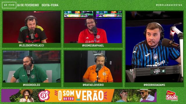 O BOLA NAS COSTAS AO VIVO | Rede Atlântida | 16/02 смотреть онлайн