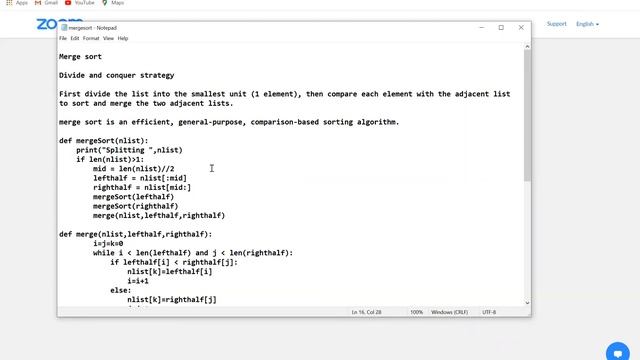 Mergesort смотреть онлайн