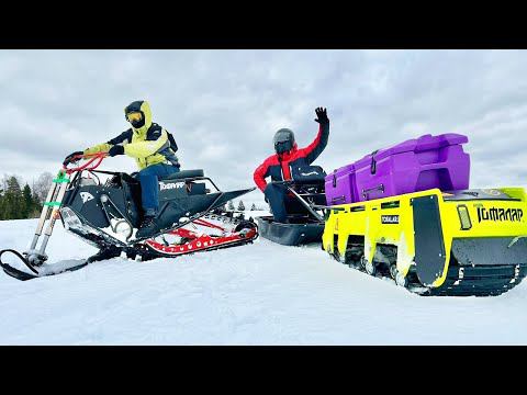 Электро буксировщик и электро сноубайк Тофалар! Ураганим на новинках! смотреть онлайн