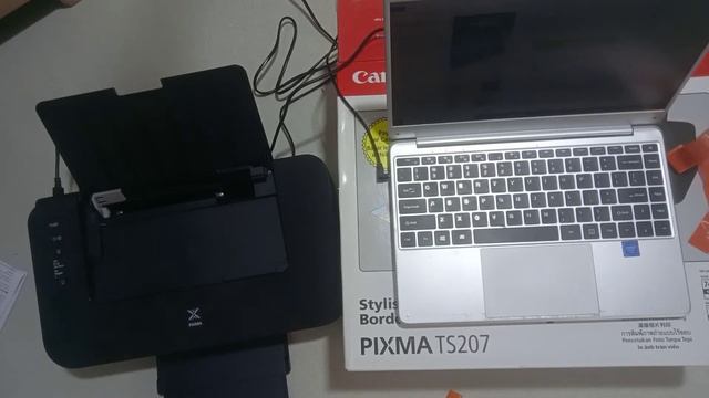 Pixma TS207 Canon Cartridge Printer Setup and Testing смотреть онлайн