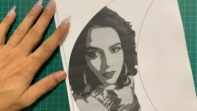 HOW TO DO COLORED LAYERED PORTRAIT | PAPER CUT PORTRAIT | PAPER CUTTING ART | LAYERED ART TUTORIAL смотреть онлайн