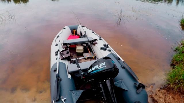 Один на Рыбалке | Волхов - Ривьера 340 Марлин 9.9 смотреть онлайн