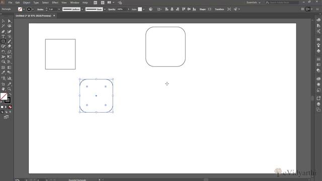 How to Draw Rectangles and Ellipse in Adobe Illustrator - Online Tutorial Chapter 5 Video 2 смотреть онлайн