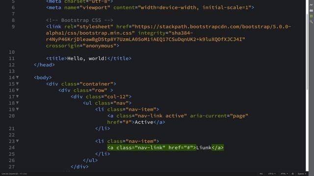 Navs - Bootstrap 5 Alpha Responsive Web Development and Design смотреть онлайн