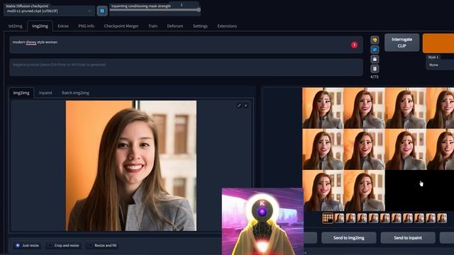 DISNEY-FY Yourself For Free In Stable Diffusion! Amazing New Disney Model! смотреть онлайн