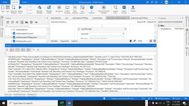 How to Get all the Folders by Orchestrator API Calls using HTTP Request - Part 2 смотреть онлайн