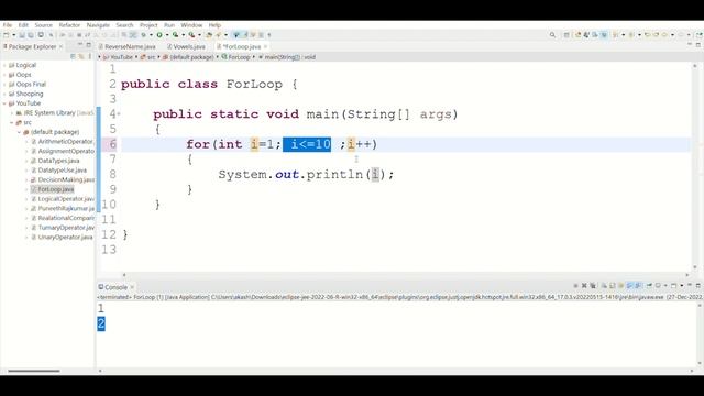 What is For Loop in Java | Kannada | How For Loop works in Java | Basic Loop in Java | Akash R смотреть онлайн